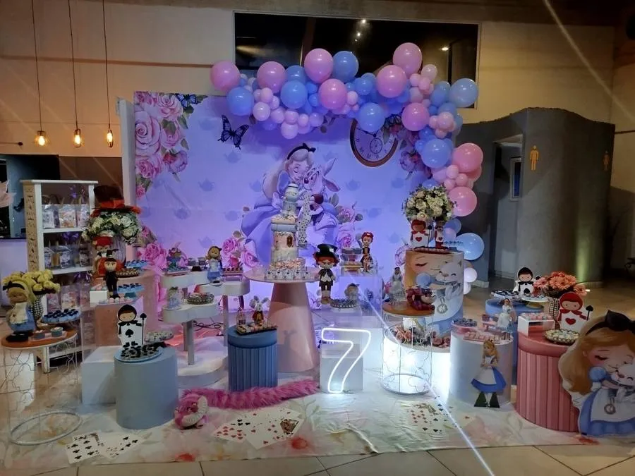 Decoração Fundo do Mar · Alice no País das Maravilhas · Buffet Family