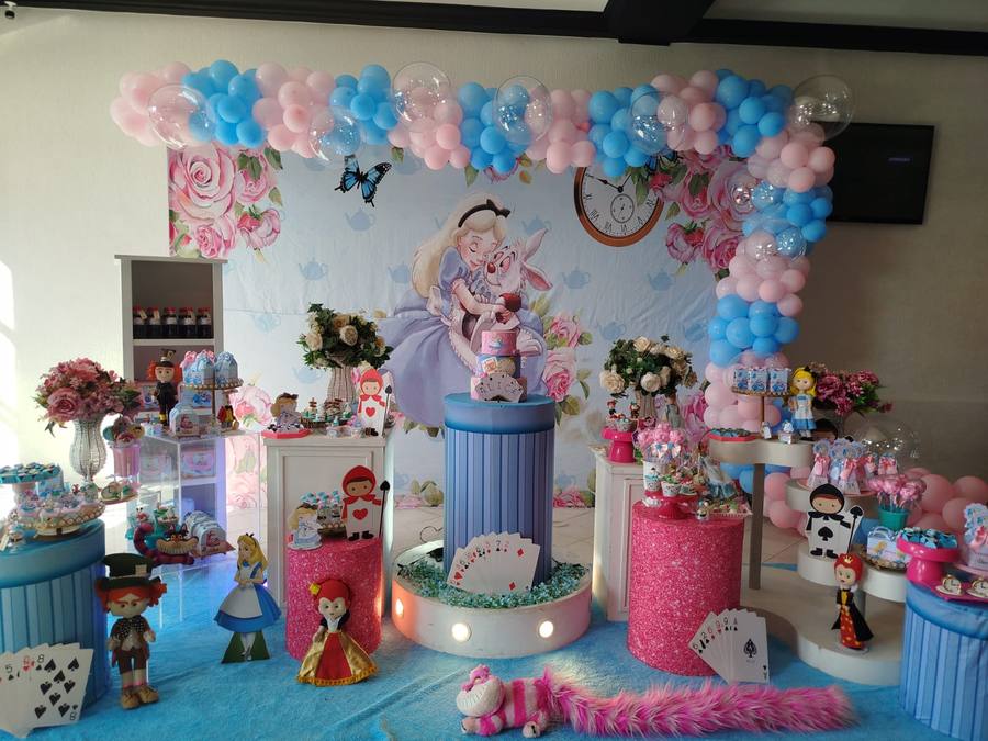 Decoração Fundo do Mar · Alice no País das Maravilhas · Buffet Family