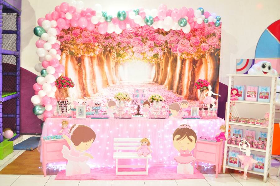 Decoração Bailarina · Bailarina · Buffet Family