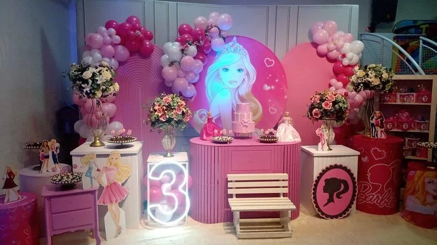 Decoração Barbie · Barbie · Buffet Family
