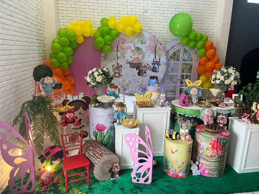 Decoração Jardim Encantado · Jardim Encantado · Buffet Family