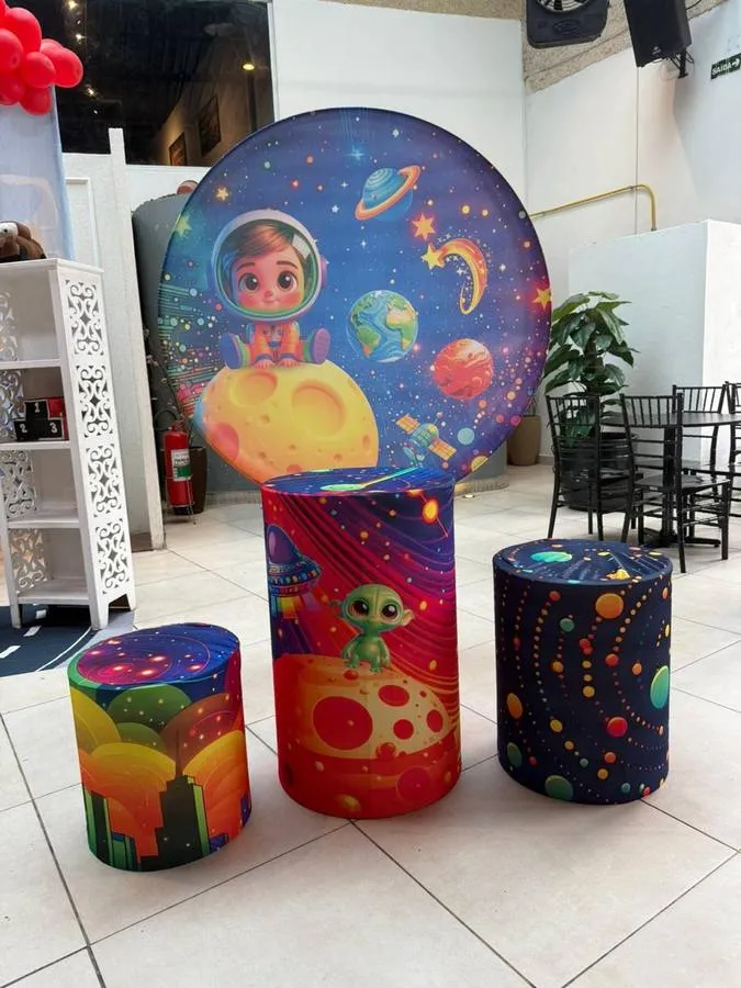 Decoração Galáxia · Astronauta Espaço Bebê · Buffet Family