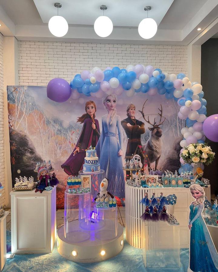 Decoração Frozen · Frozen 6 · Buffet Family