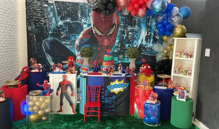 Decoração Homem-Aranha · Homem-Aranha · Buffet Family