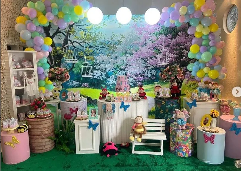 Decoração Jardim Encantado · Jardim Encantado 11 · Buffet Family