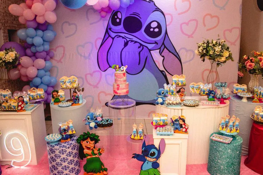 Decoração Stitch · Lilo e Stitch 3 · Buffet Family
