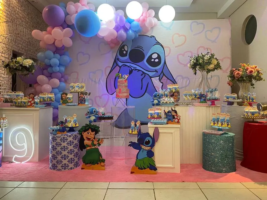 Decoração Stitch · Lilo e Stitch 4 · Buffet Family