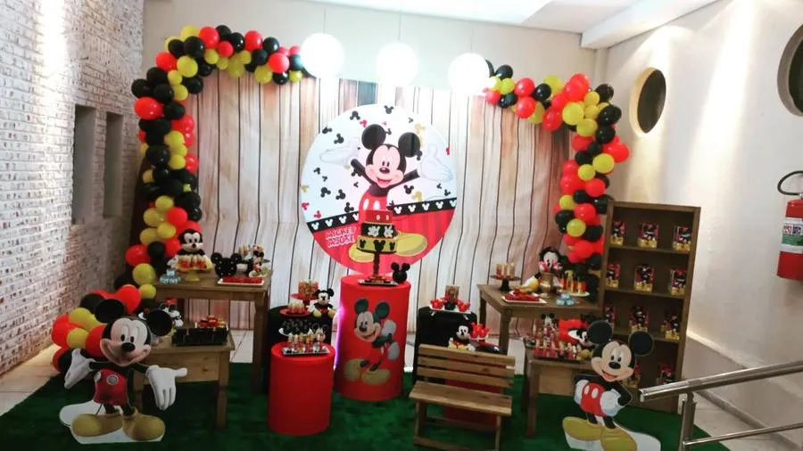 Decoração Mickey · Mickey Mouse · Buffet Family