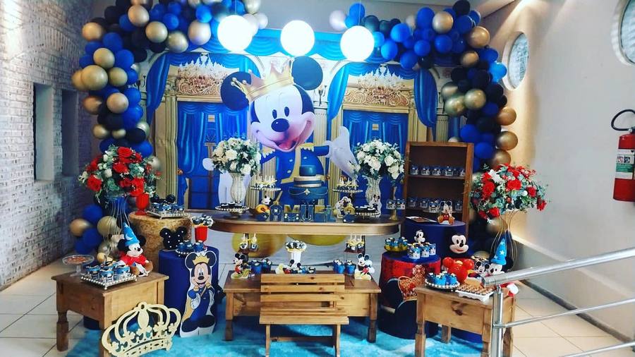 Decoração Mickey · Mickey Rei · Buffet Family