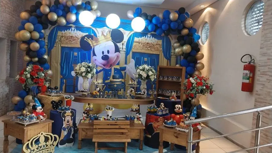 Decoração Mickey · Mickey Rei · Buffet Family