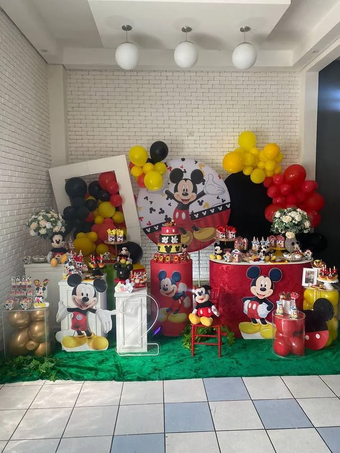 Decoração Mickey · Mickey Mouse · Buffet Family