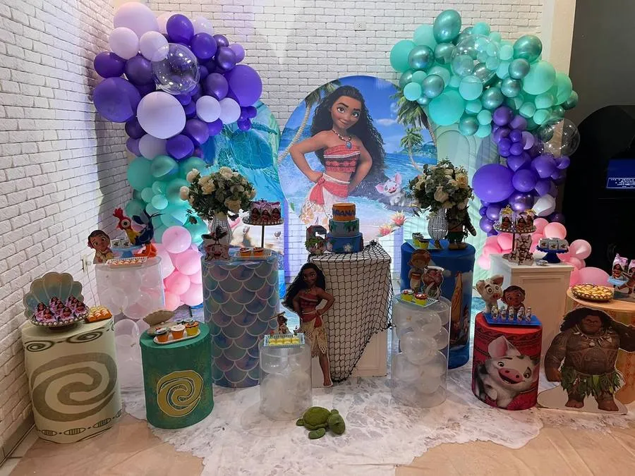 Decoração Moana · Moana 2 · Buffet Family