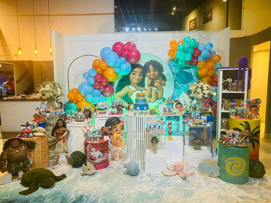Decoração Moana · Moana 3 · Buffet Family