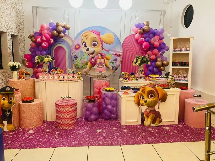 Decoração Patrulha Canina · Patrulha Canina Skye · Buffet Family