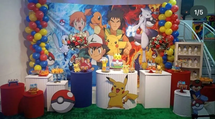 Decoração Pokémon · Pokémon · Buffet Family
