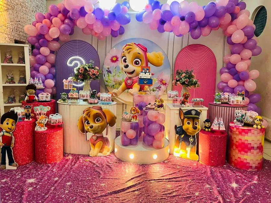Decoração Patrulha Canina · Patrulha Canina Skye · Buffet Family