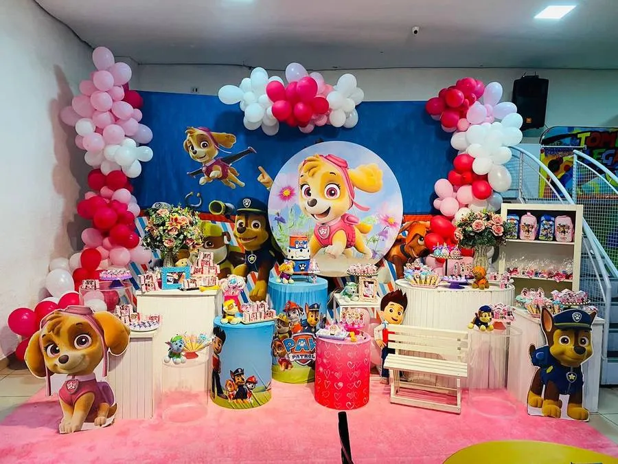 Decoração Patrulha Canina · Patrulha Canina Skye · Buffet Family