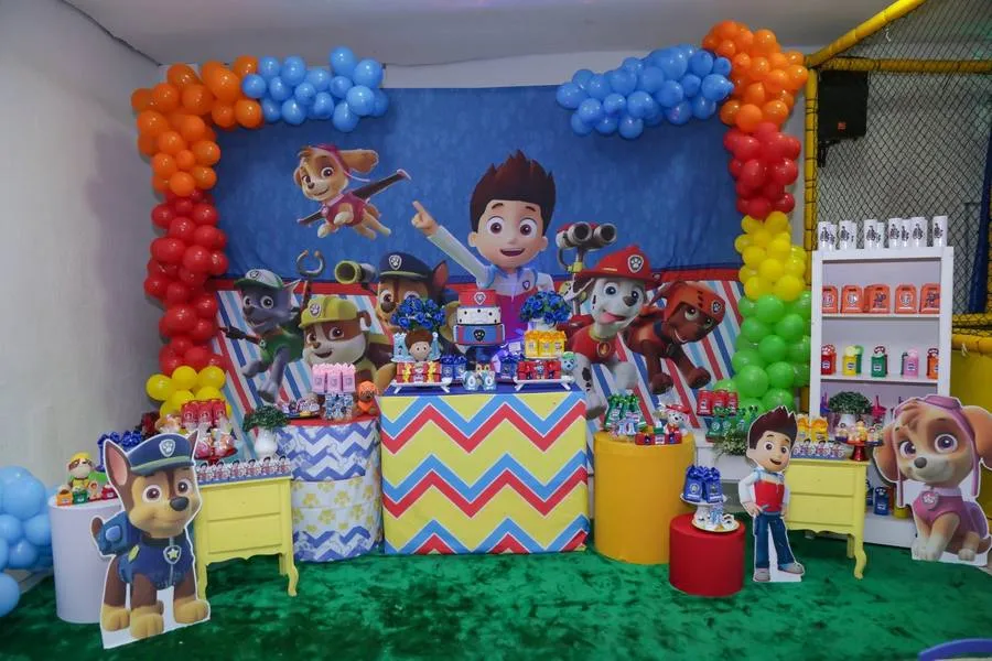 Decoração Patrulha Canina · Patrulha Canina · Buffet Family