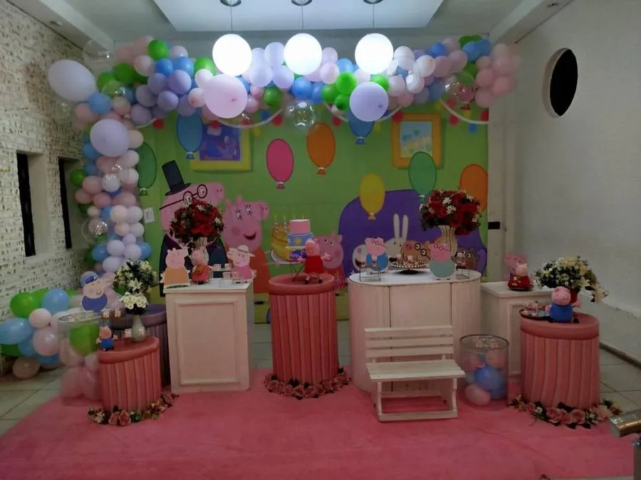 Decoração Peppa Pig · Peppa Pig · Buffet Family