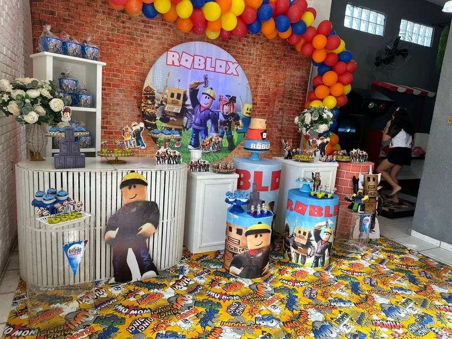 Decoração Roblox · Roblox 6 · Buffet Family