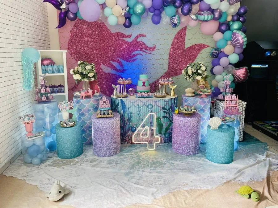 Decoração Sereia · Sereia · Buffet Family
