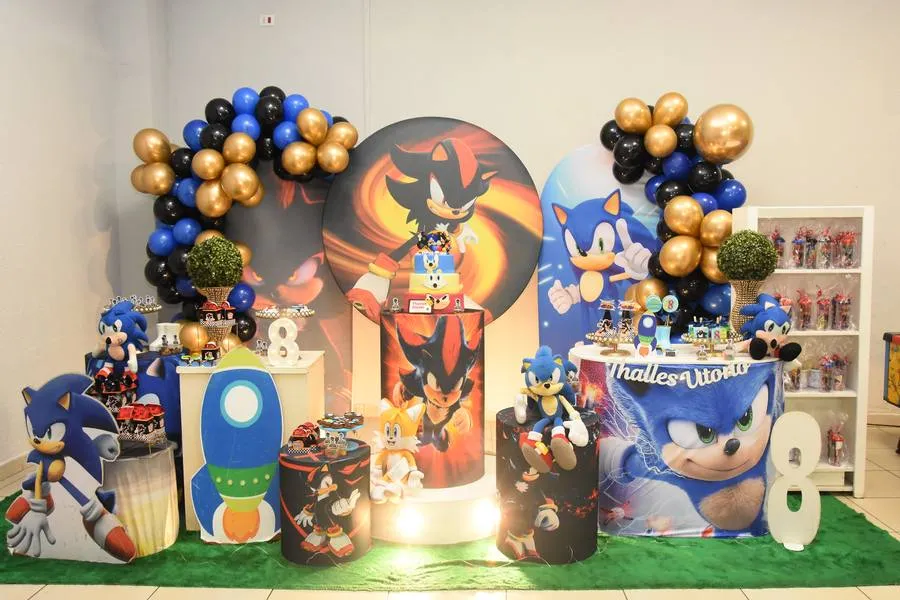 Decoração Sonic · Sonic · Buffet Family