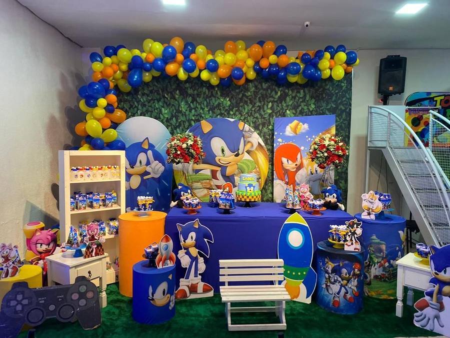 Decoração Sonic · Sonic 2 · Buffet Family