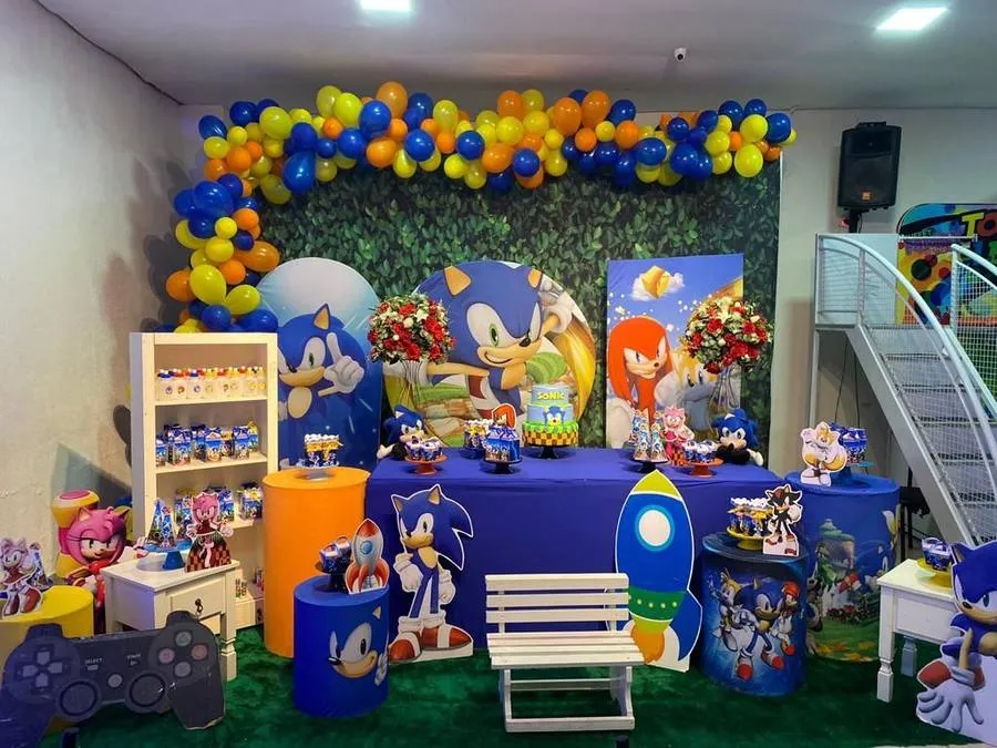 Decoração Sonic · Sonic 2 · Buffet Family