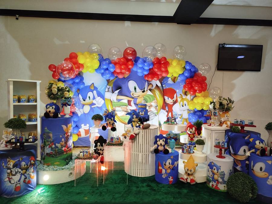 Decoração Sonic · Sonic 4 · Buffet Family