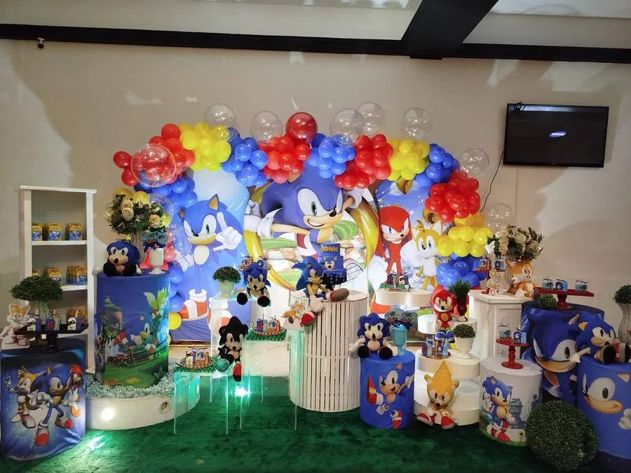 Decoração Sonic · Sonic 5 · Buffet Family