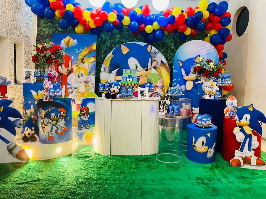 Decoração Sonic · Sonic 6 · Buffet Family