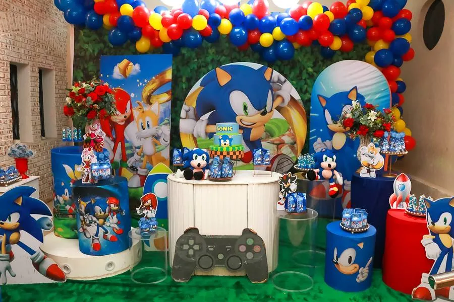 Decoração Sonic · Sonic 7 · Buffet Family