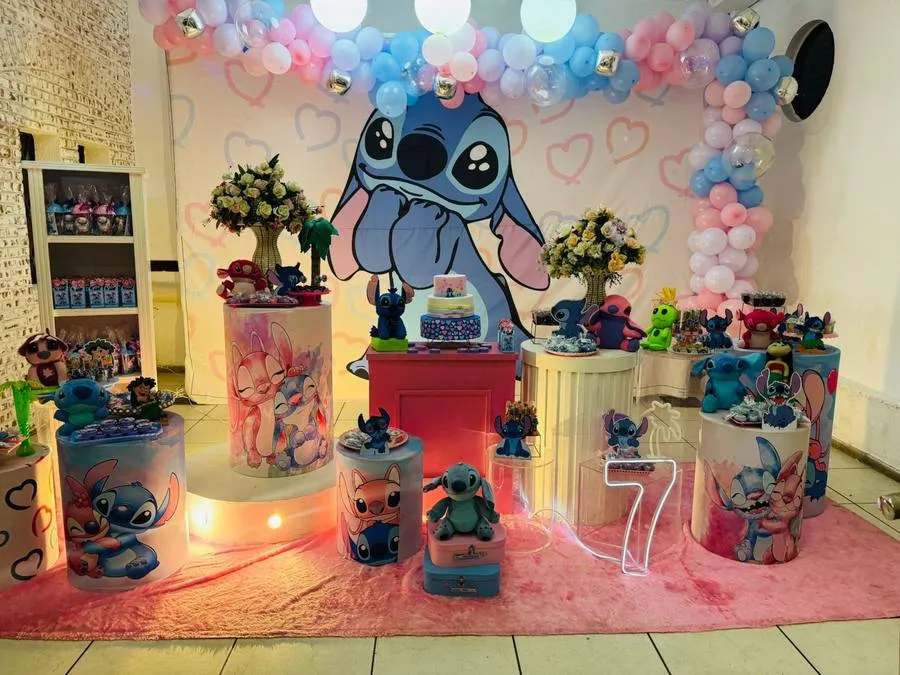 Decoração Stitch · Lilo e Stitch 6 · Buffet Family