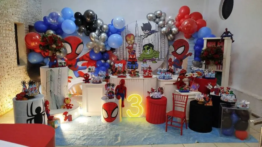 Decoração Vingadores · Vingadores Baby · Buffet Family