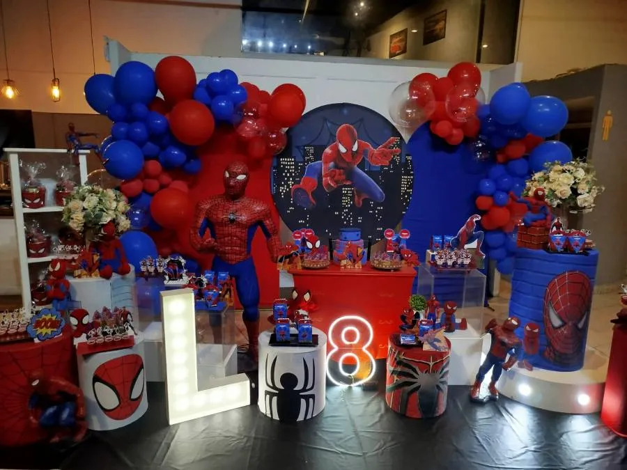 Decoração Homem-Aranha · Homem-Aranha 6 · Buffet Family