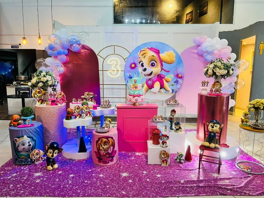 Decoração Patrulha Canina · Patrulha Canina Skye · Buffet Family